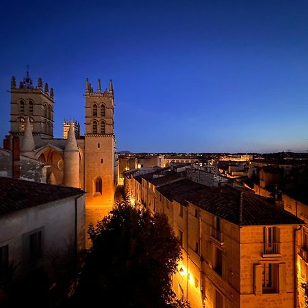 La Terrasse, Vue Sur Les Toits De Montpellier Lägenhet Exteriör bild