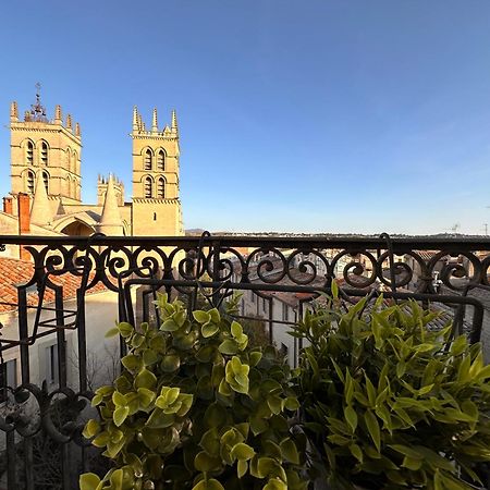La Terrasse, Vue Sur Les Toits De Montpellier Lägenhet Exteriör bild
